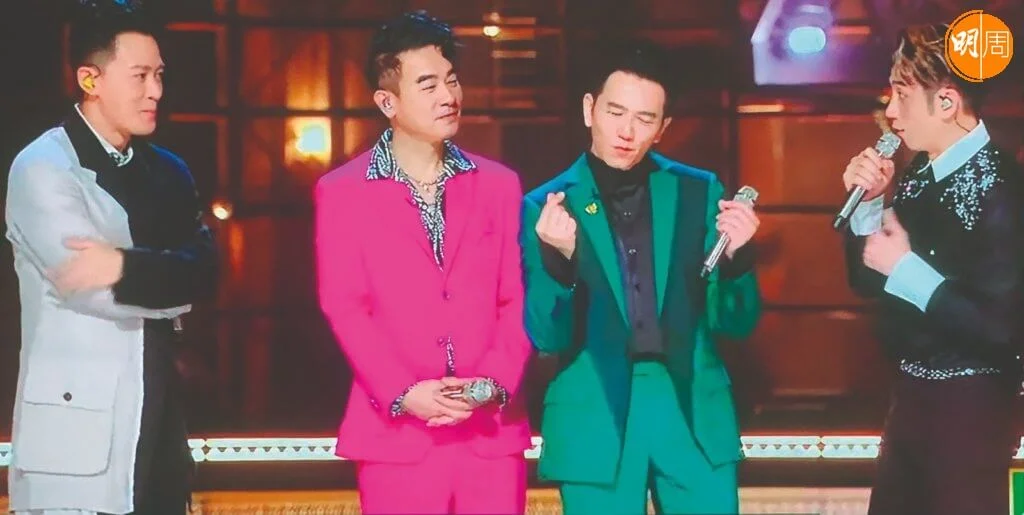 桃紅配黛綠，黑白撞黑白，四位港劇起家的男藝人林峯，陳小春，溫兆倫，吳卓羲，改為以歌精舞勁會友，這是史上第一回，亦可能是絕無僅有的一次。