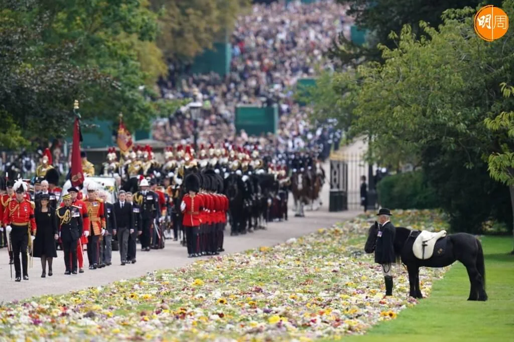 女王四歲開始學騎馬,一生愛馬並視賽馬為終身興趣,九十多歲高齡依然策騎成為熱話,小馬Emma是女王晚年最鍾愛的小伙伴。(法新社圖片)
