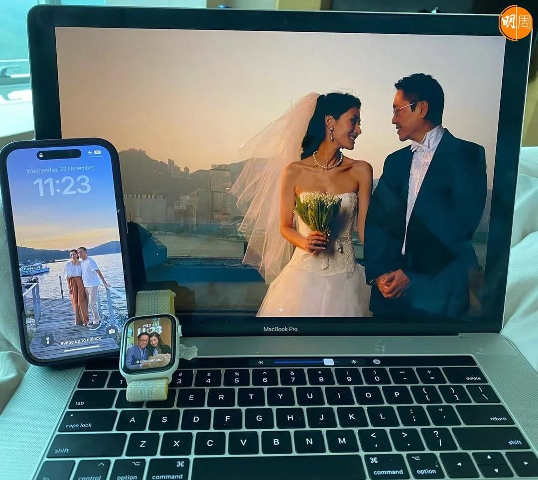 李嘉欣只貼一張照片賀結婚14周年，內裏包含幸福密碼。