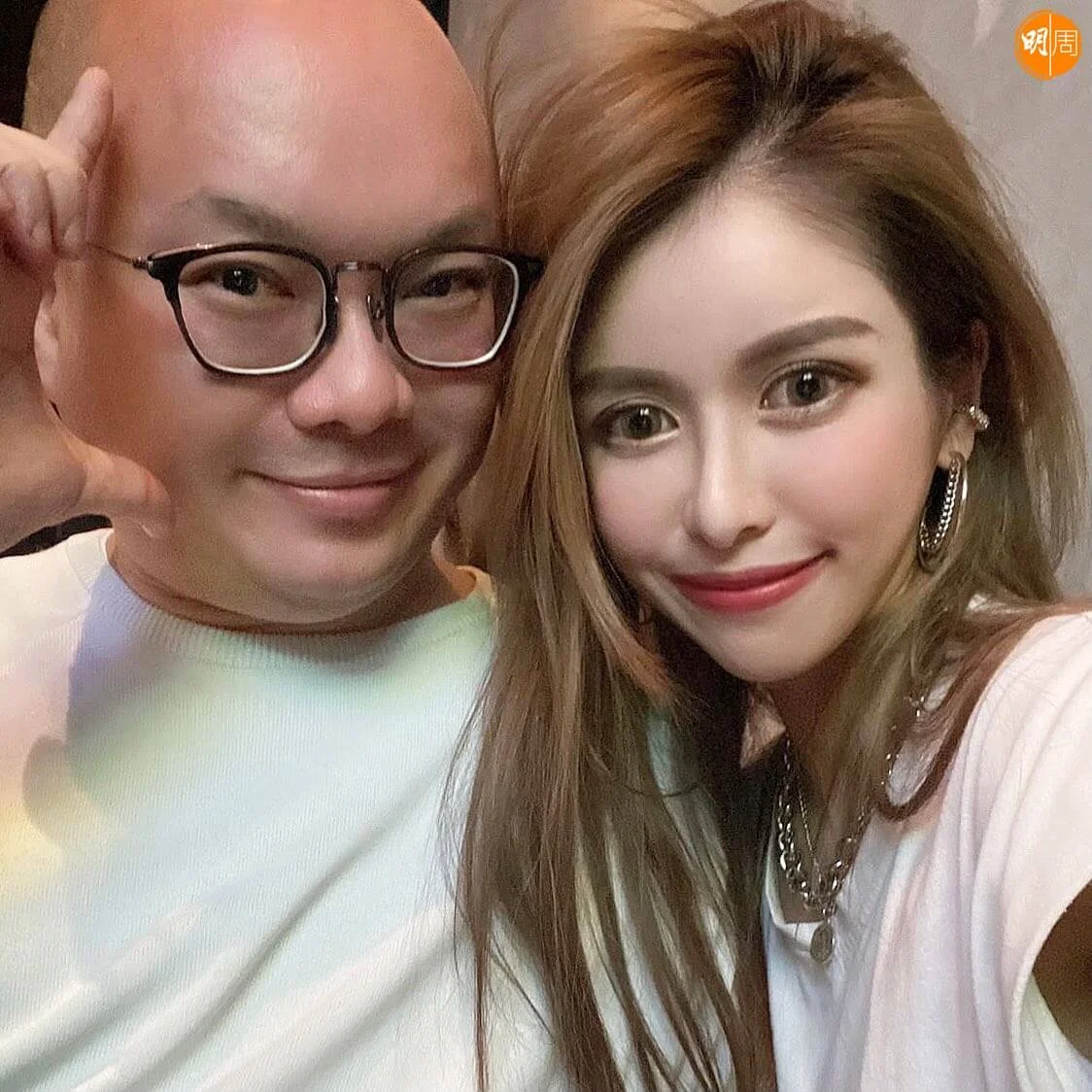 六公館老闆Simon Choi與另一半KOL Alva。