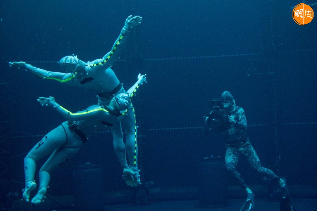 今次首度以嶄新技術在水底進行「表演捕捉」，猶如水中舞蹈表演。