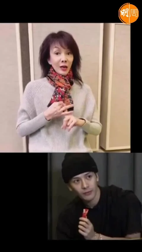 Jackson聽着Do姐的打氣說話。