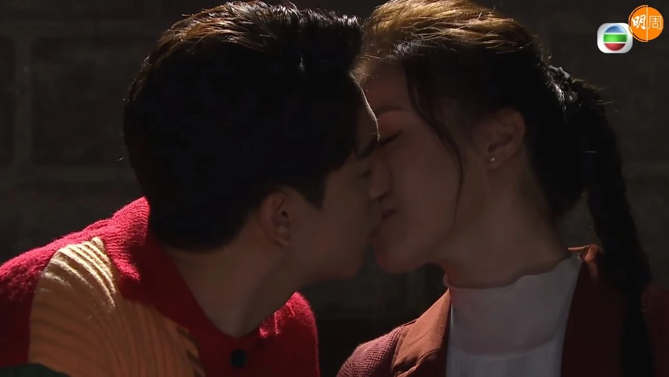 宋宛穎昨晚才登場，短短一集劇情發展就跟朱Ling成為情侶。