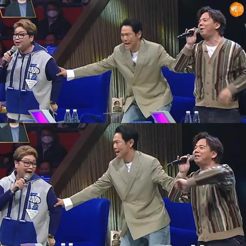 杜德偉做嘉賓評審，卻被肥媽與伍仲衡夾在間，要出來勸交。