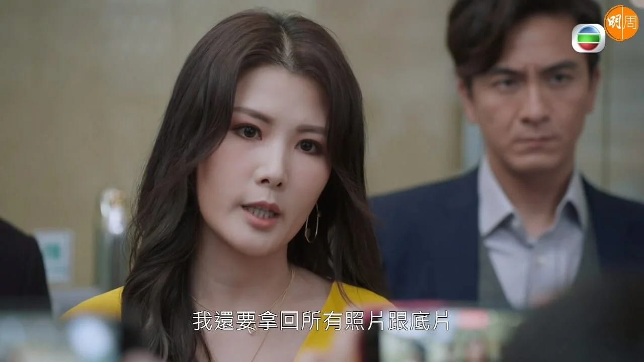 趙璧渝這幕面對傳媒勁有氣勢。