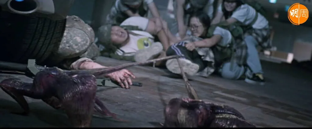 外太空生物要用CG及後製,演員只能靠想像發揮。