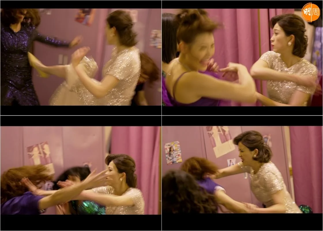 姚子羚演臥底潛入萬國城，以寡以眾，有不少動作場口。