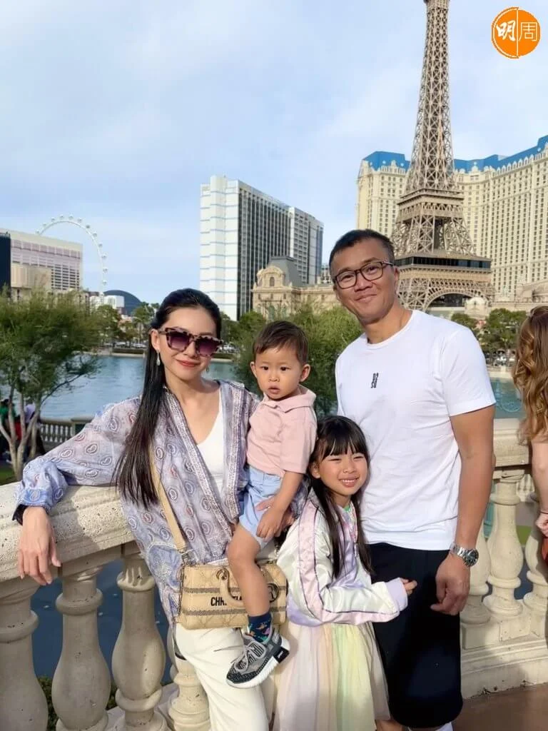 Race和和丈夫David育有一女一子,囡囡6歲,囝囝2歲。