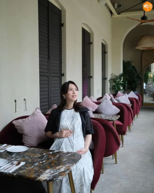 在BB出世前這兩個月，阿雪敢再周圍去。