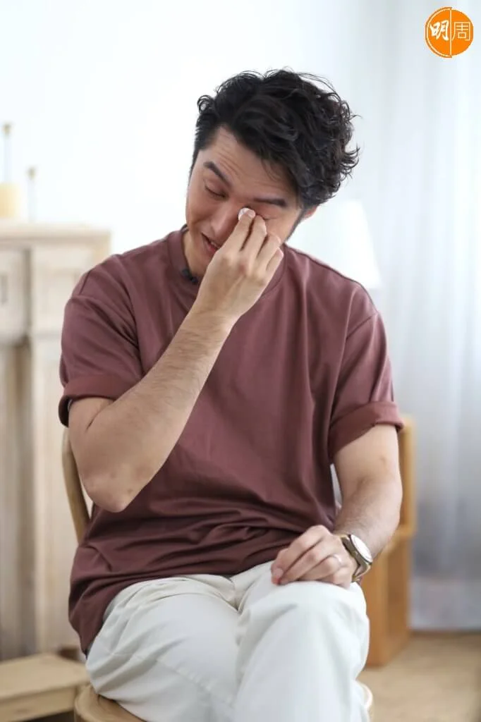 黃嘉樂談起父親,再一次忍不住落淚。