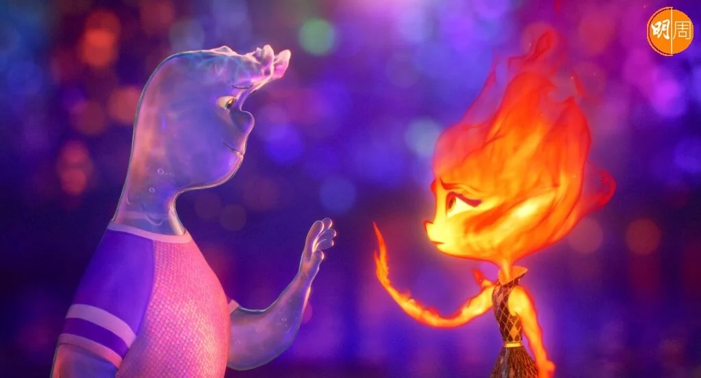 迪士尼與彼思全新動畫片《元素大都會》，關於火小姐與水先生的本來水火不容的浪漫戀愛故事。