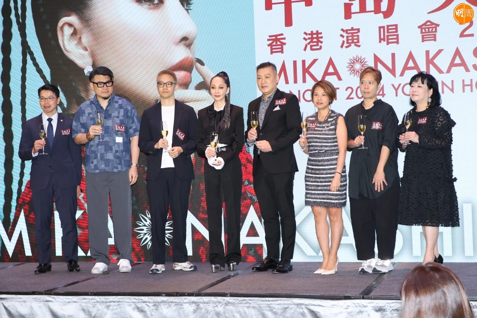 中島美嘉來港三日，為明年的香港站巡唱出席記者會。