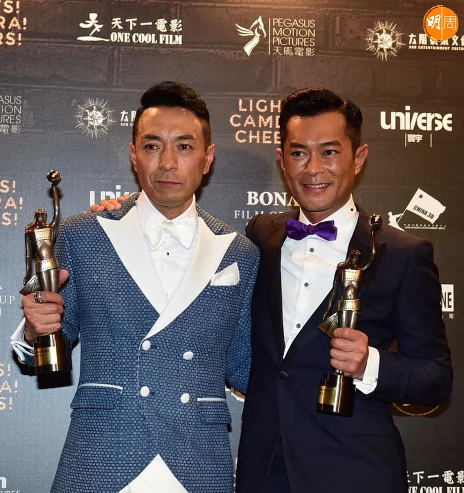 姜皓文2018年贏香港電影金像獎最佳男配角，同屆影帝是他的電影公司老闆古天樂。