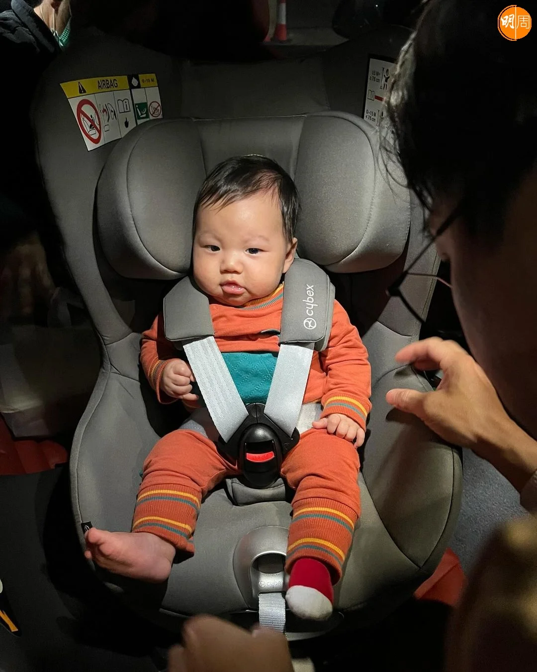 袁偉豪與張寶兒的囝囝已11周大了。