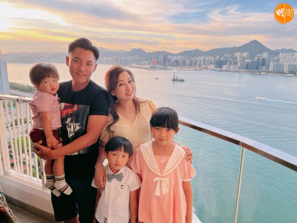 張頴康說子女暴風式成長，間過得太快。