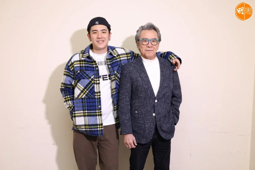 姜大衛與囝囝姜卓文在電影《臨時劫案》第三次合作。