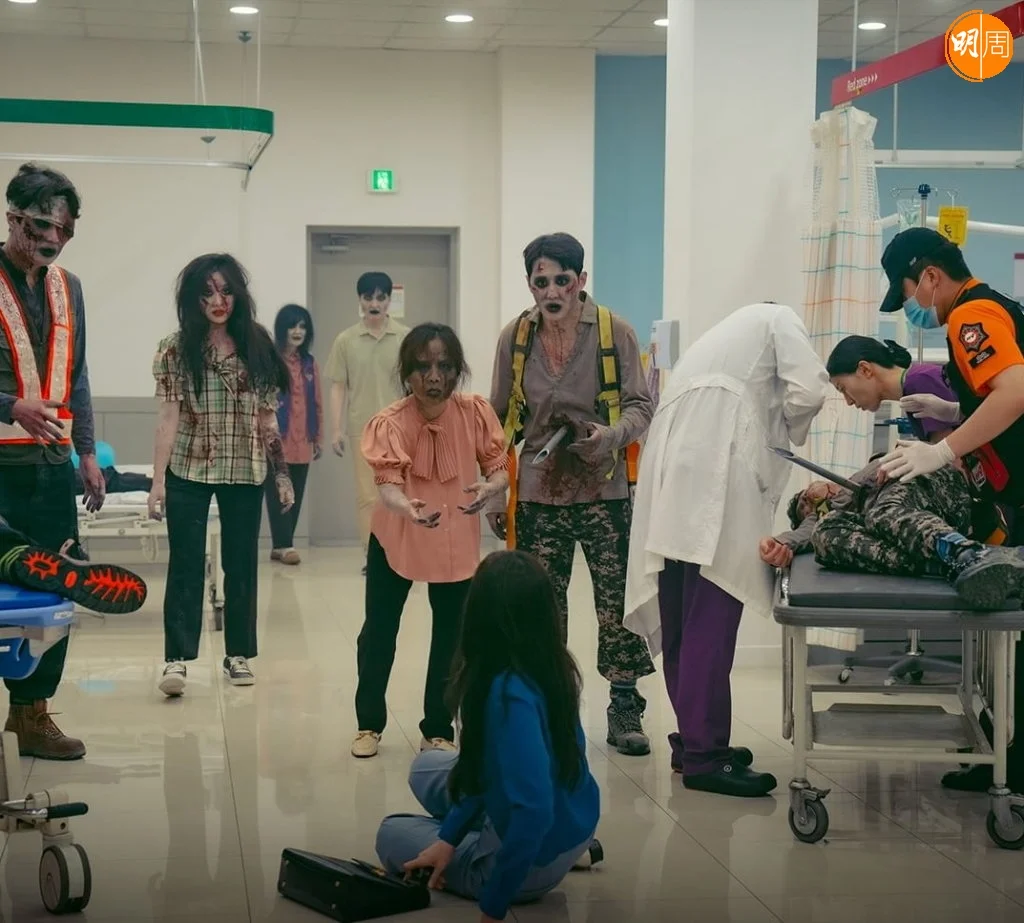 開了陰陽眼後，在醫院看見眾多鬼魂，韓春被嚇親。