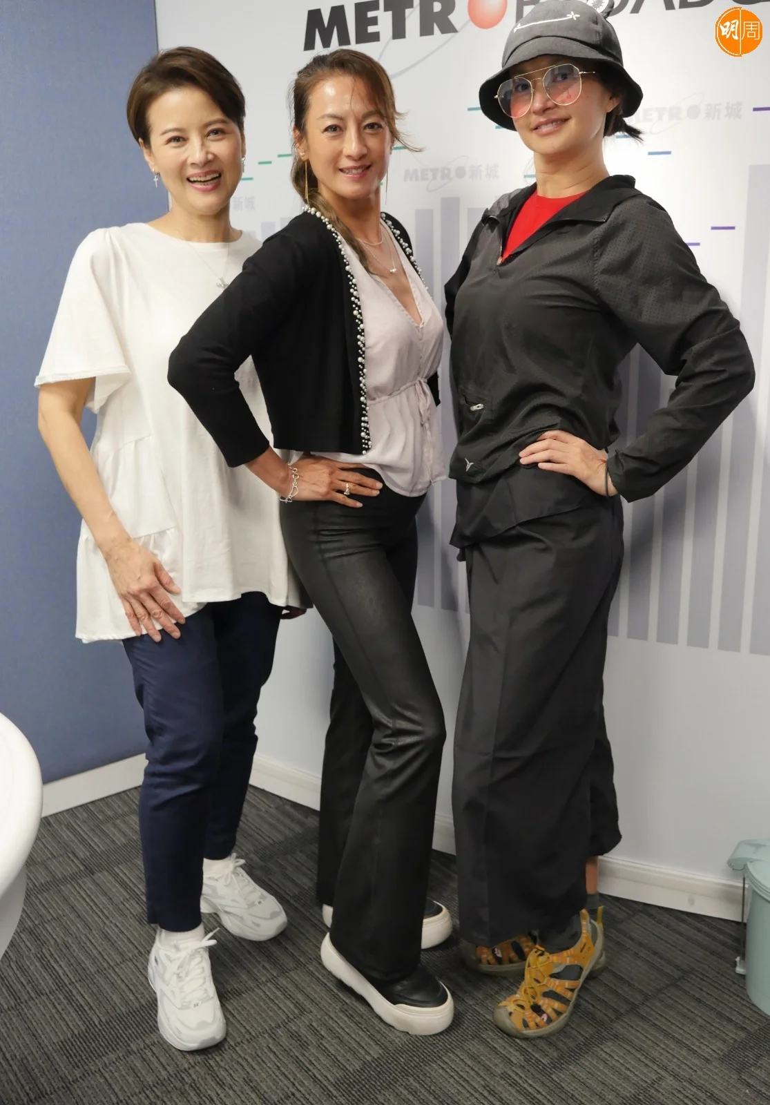 李綺虹和林穎嫺難得回港,並接受黎燕珊訪問。