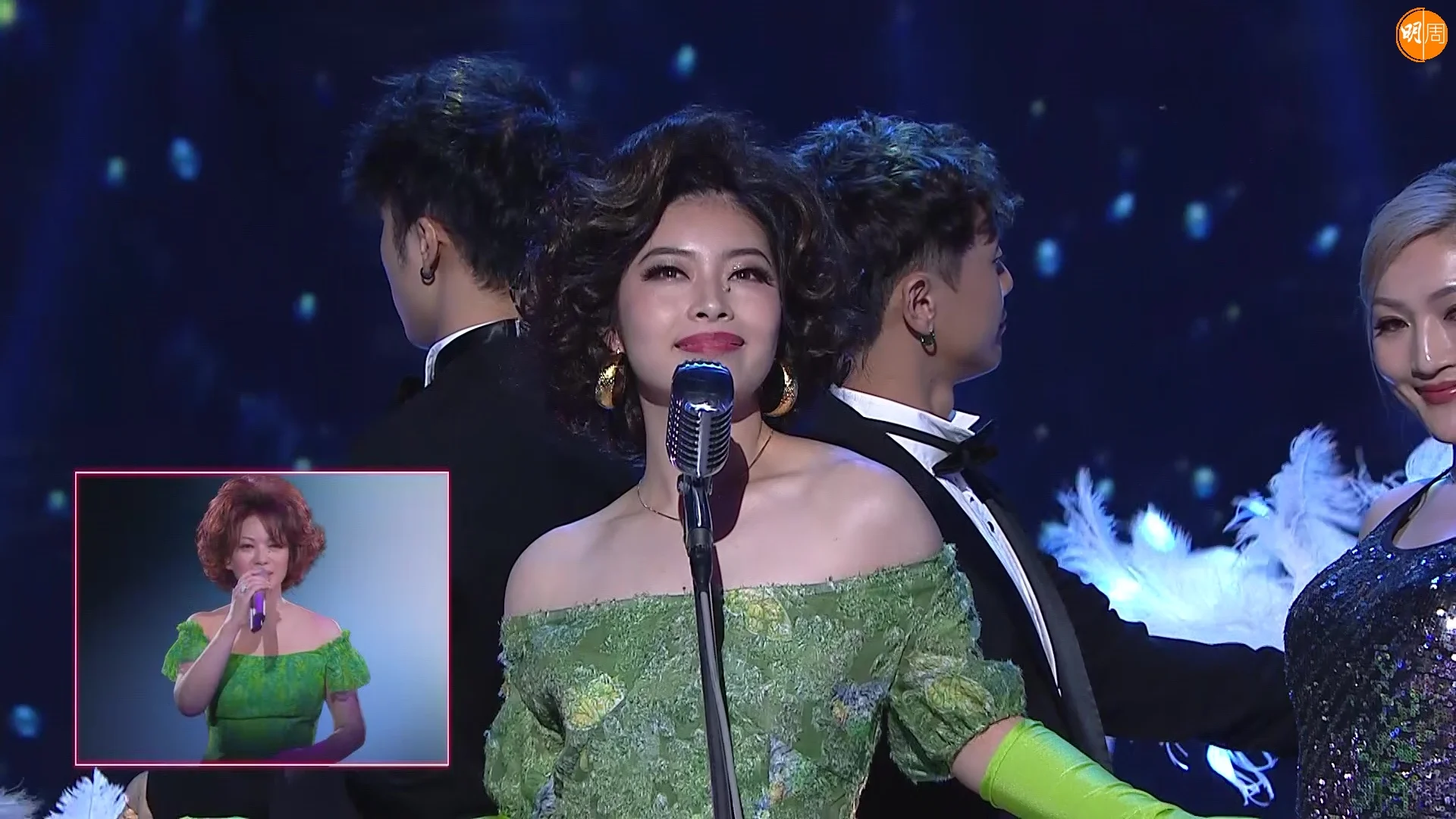 Maggie只要一上到台表演就脫胎換骨。