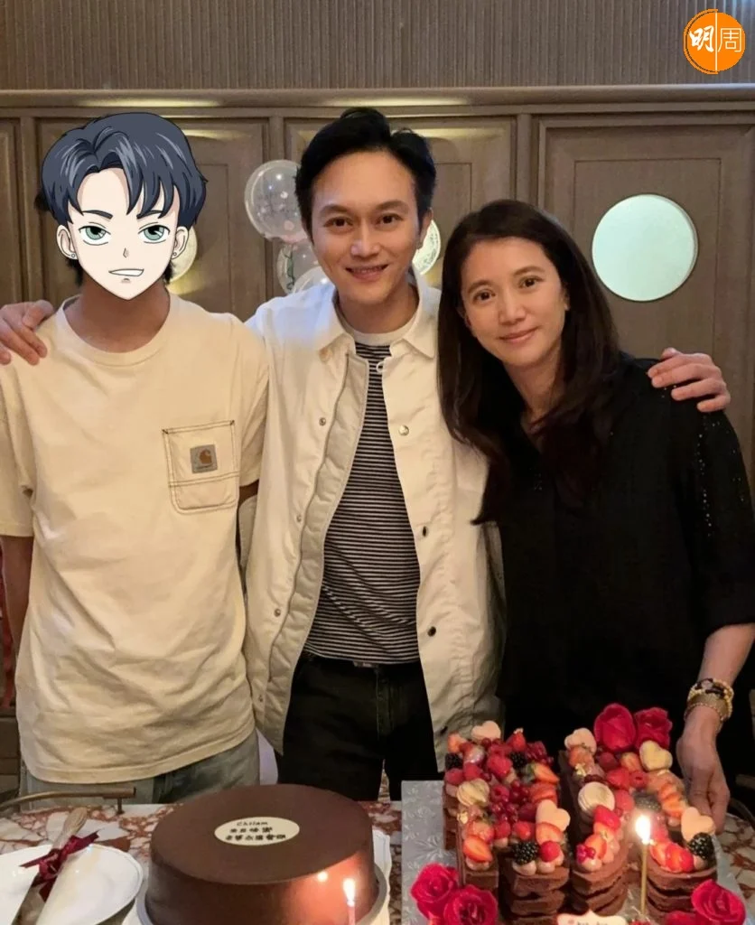 袁詠儀昨日53歲生日,遮樣少年相信都係仔仔「魔童」。