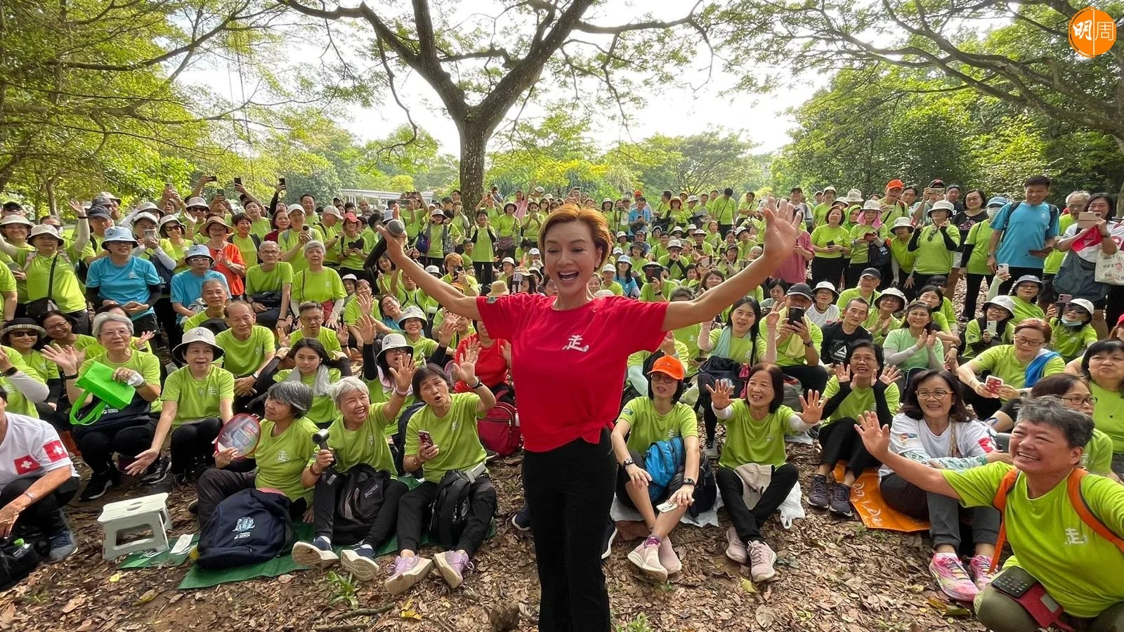 葉子楣去了新加坡參與趴趴走活動。