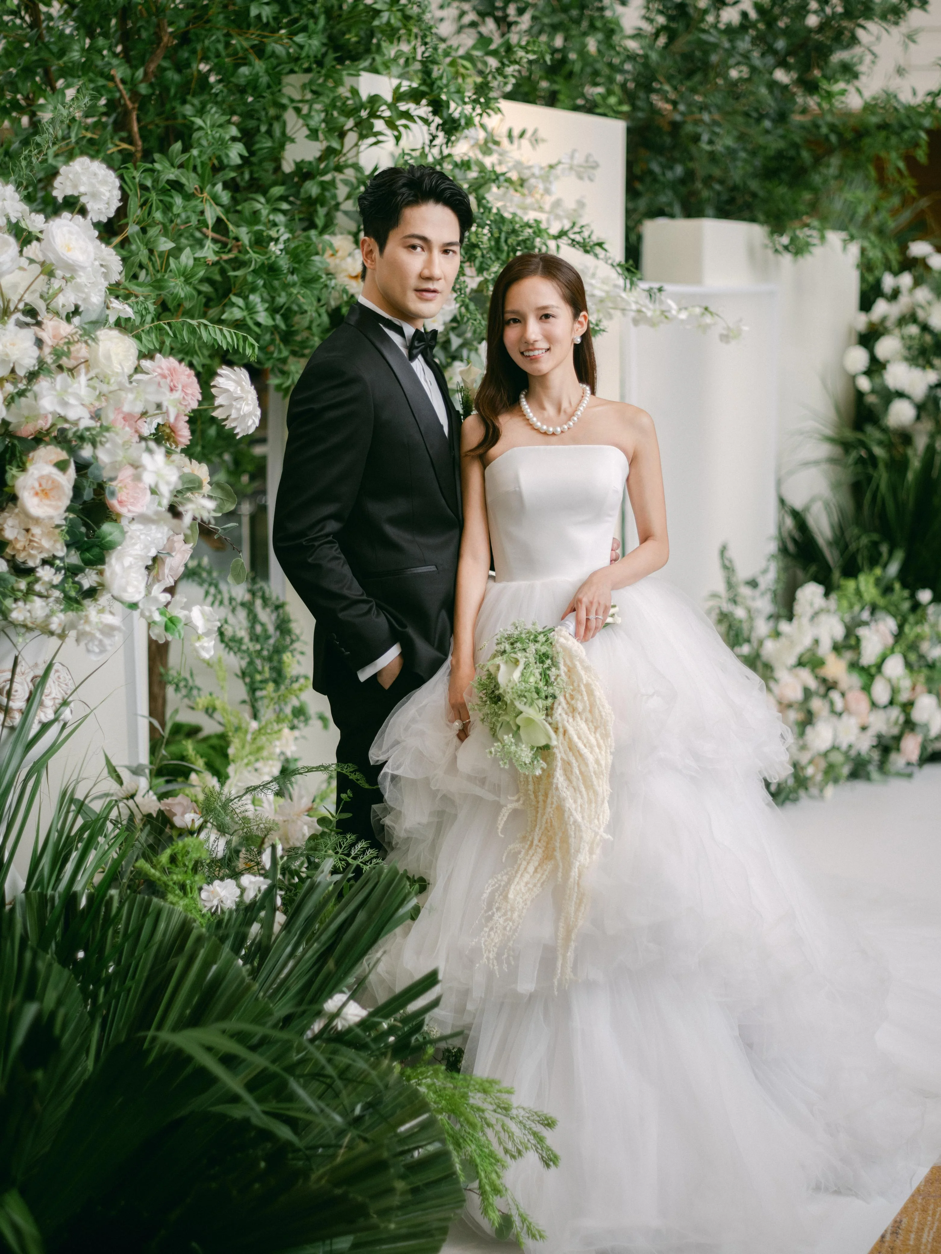 郭子豪與鄧卓殷。