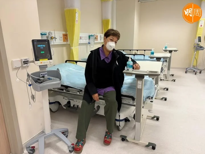 肥媽自揭病了入院。