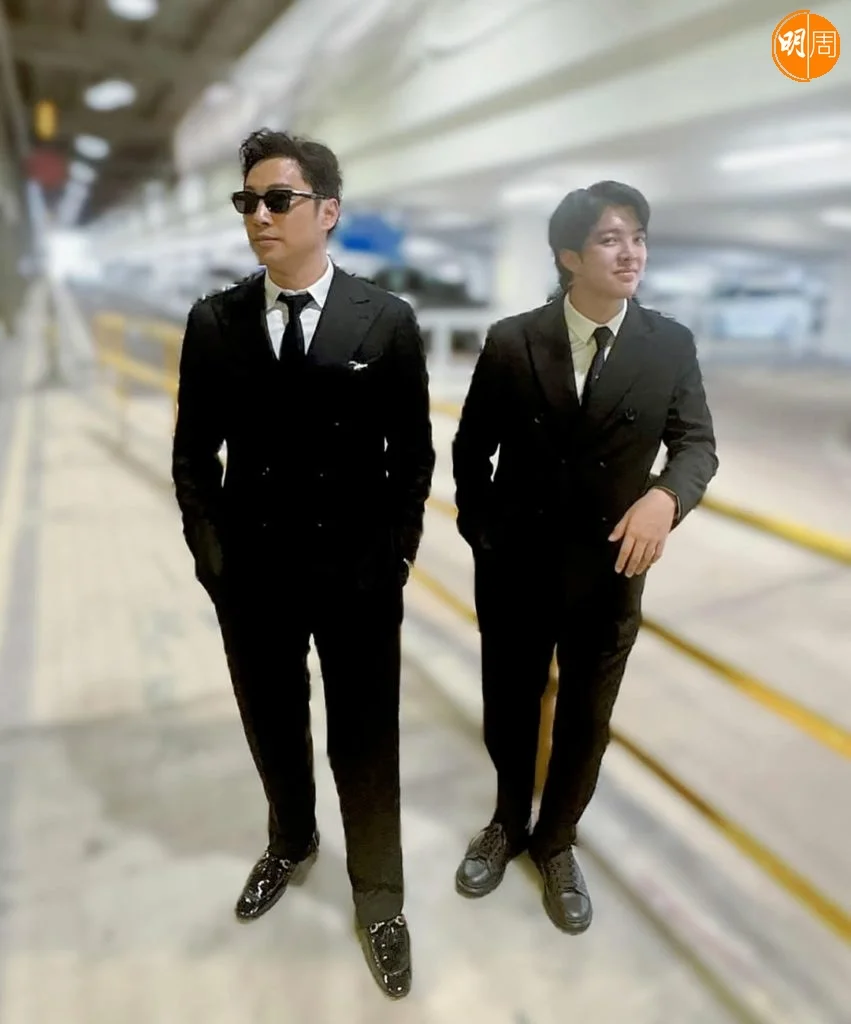 譚耀文指兒子將升讀大學,他是校內領袖,建立到自信心。