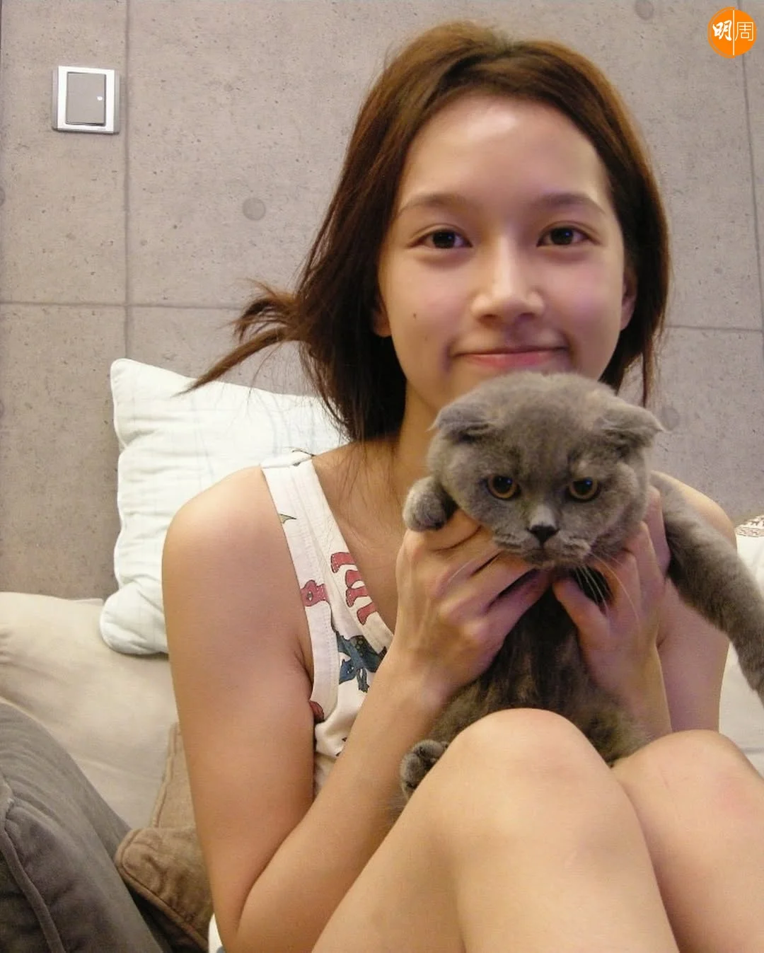 Kelly的愛貓年初突然離世。