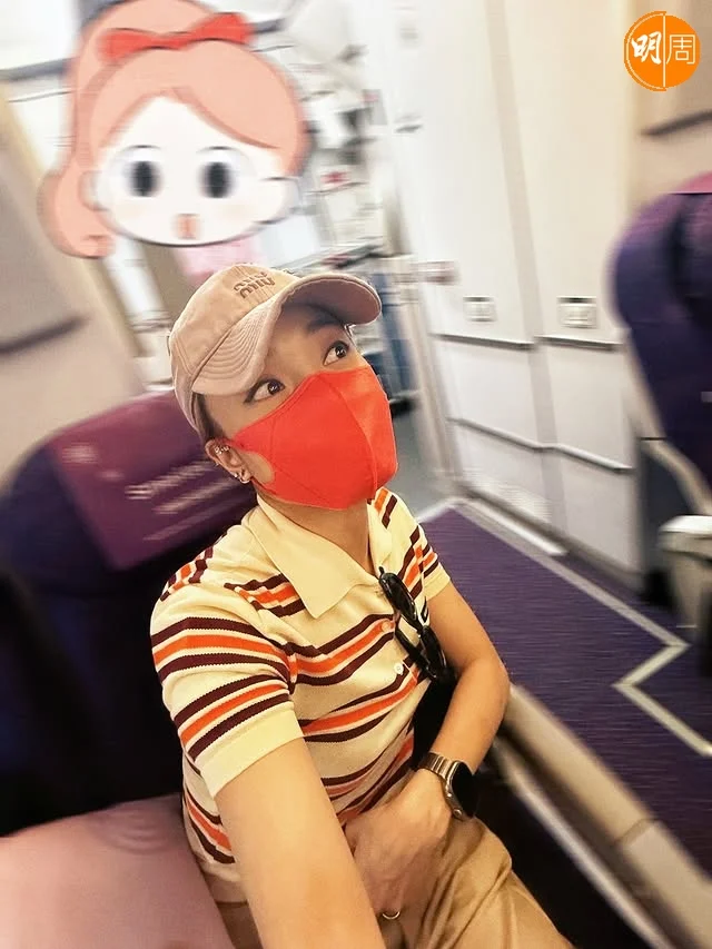 容祖兒最後有驚無險成功登機。