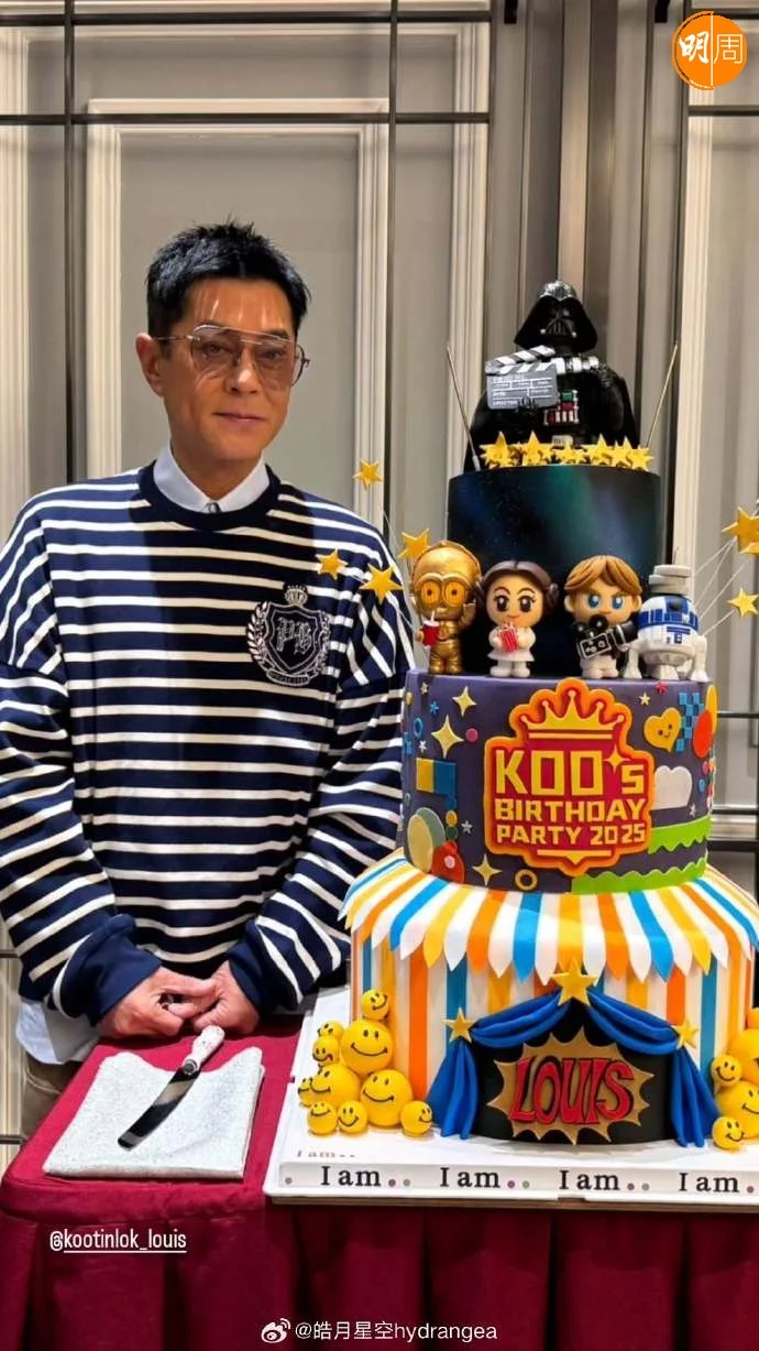 古天樂昨日提早慶生。