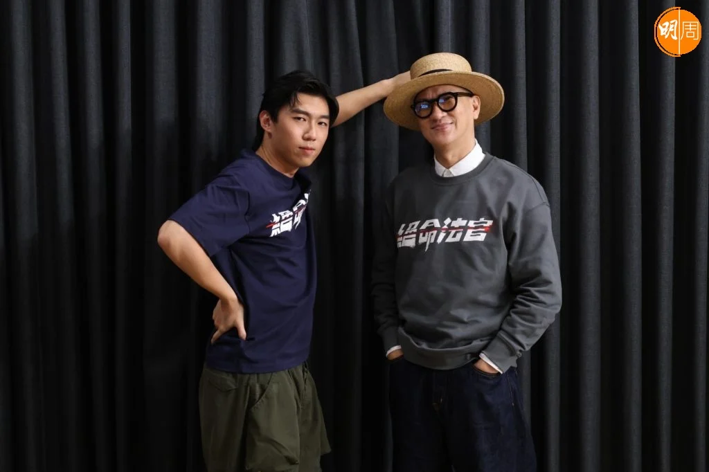 張家輝相隔二十年再拍電視劇，與新演員周漢寧有場對視的對手戲。