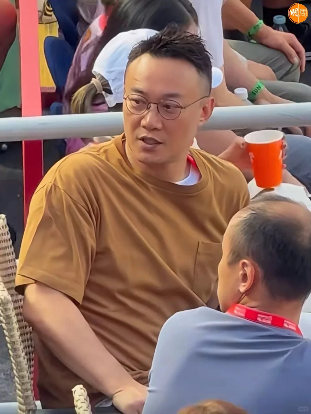 Eason去睇網球賽事。