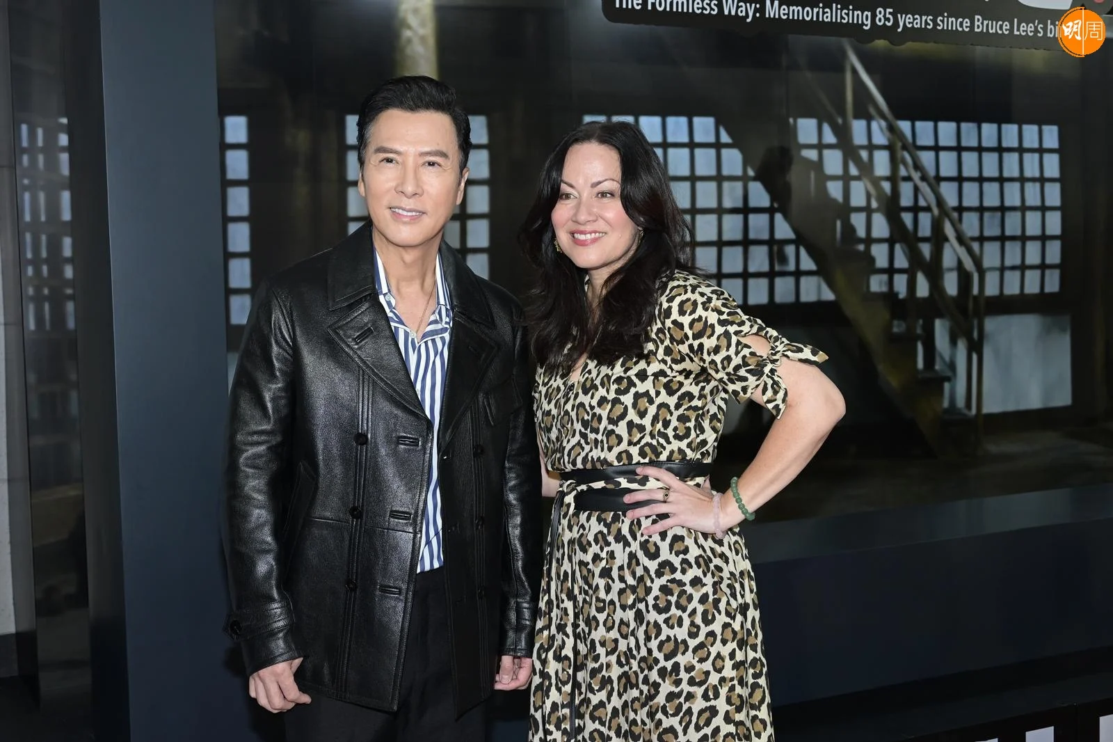 甄子丹與李香凝認識25年第三次見面。