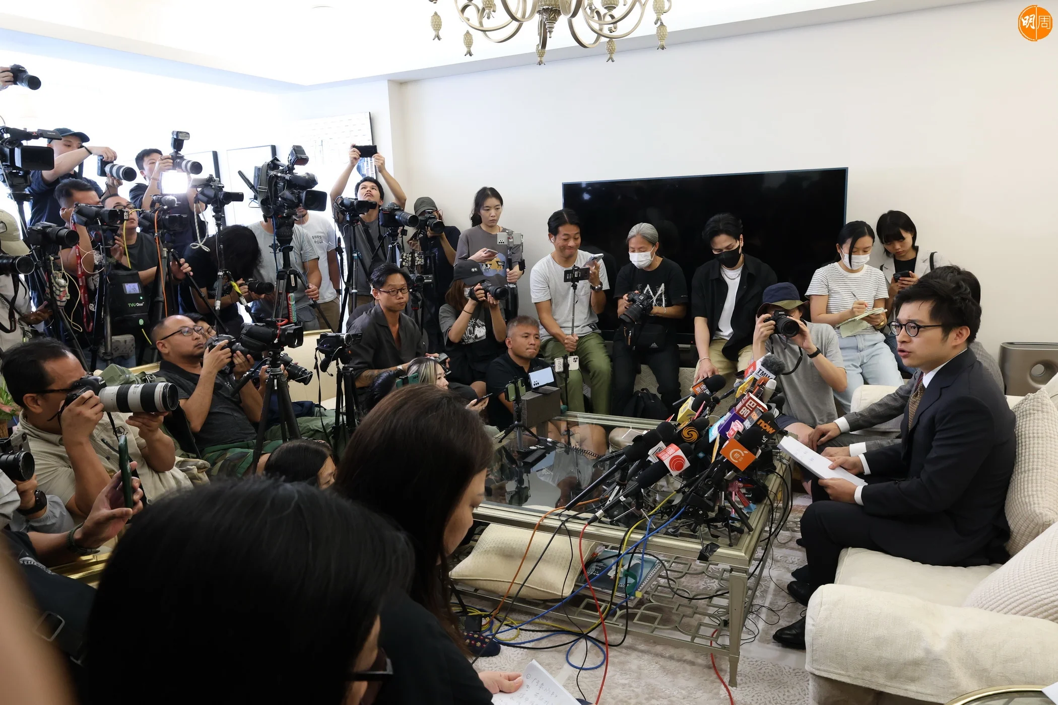 林作於2023年9月曾舉行記招交代相關事件