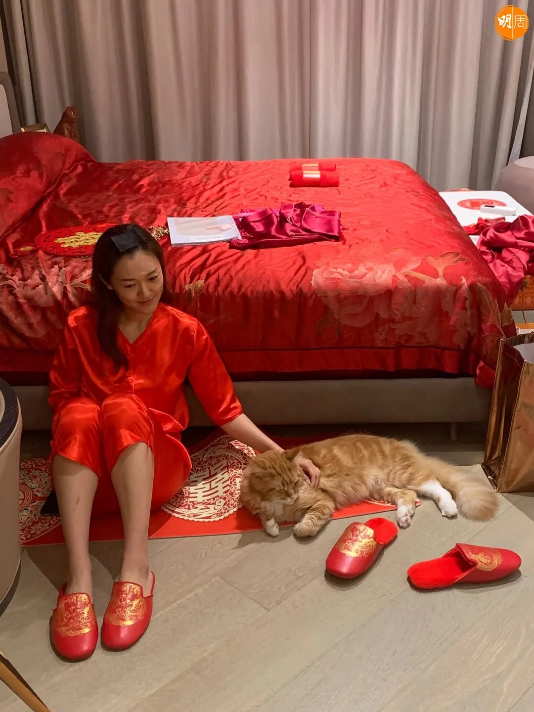 寶兒指Marky陪伴了這個家從零到豐盛。