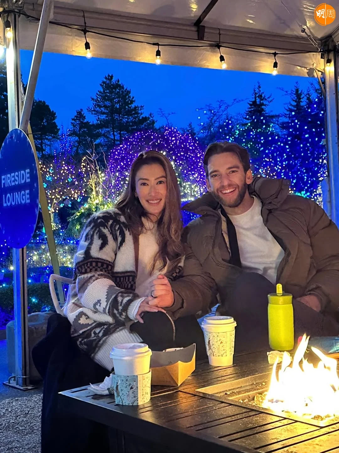 婷婷與Mathew一起已兩年。