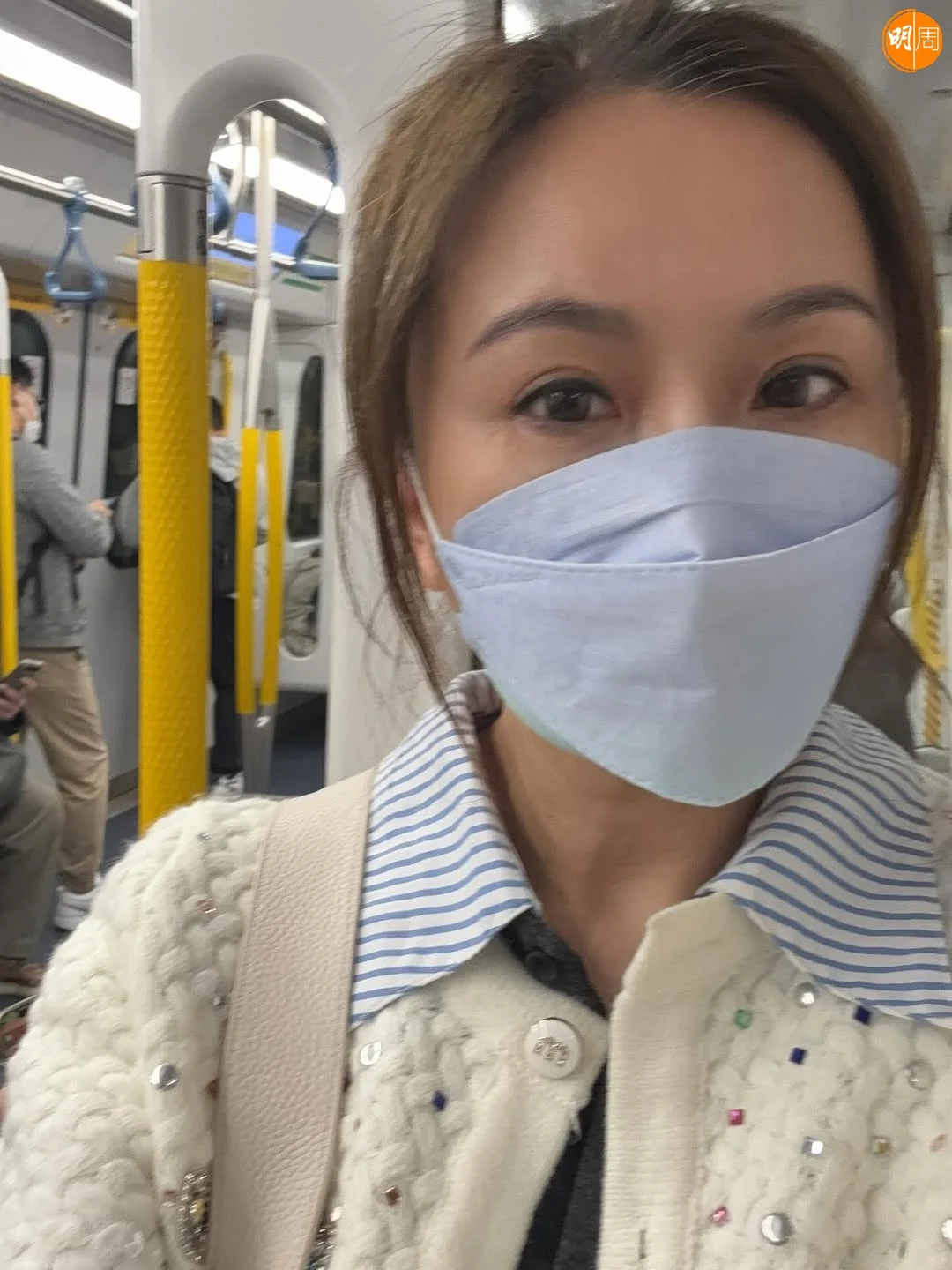 張文慈現在沒有開車，嘗試得多坐公共交通。